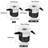 Dimmable Led Downlight Lights 7W 12W Ceiling Spot light 15w 18w LED Down Light AC85-230V Recessed Lights Indoor Spot Lighting