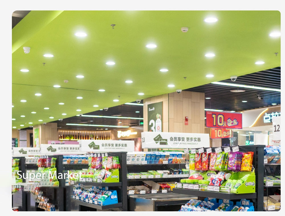 Recessed Downlight 220V 5W 7W 9W 12W 15W Thick Aluminum Panel LED Ceiling Downlight Driverless Spot for Home Decor