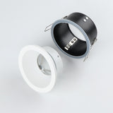 Waterproof Bathroom 1PCS Anti Glare Downlight IP65 GU10 MR16 Matt Black White Recessed Ceiling Spot Light Fitting Terminal Block