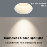 Recessed Ceiling COB Downlight Dimmable Led Lamp Deep Anti-Glare Led Spot 12W Lighting Living Room Bedroom Hotel Cafe Lampar 220