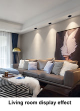 Recessed Ceiling COB Downlight Dimmable Led Lamp Deep Anti-Glare Led Spot 12W Lighting Living Room Bedroom Hotel Cafe Lampar 220