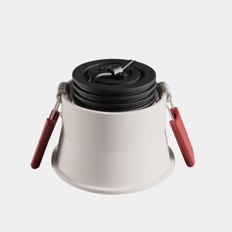 Dimmable Recessed Deep Anti-Glare COB LED Downlights 7W 10W 15W 20W LED Ceiling Spot Lights AC85~265V Indoor Background Lighting