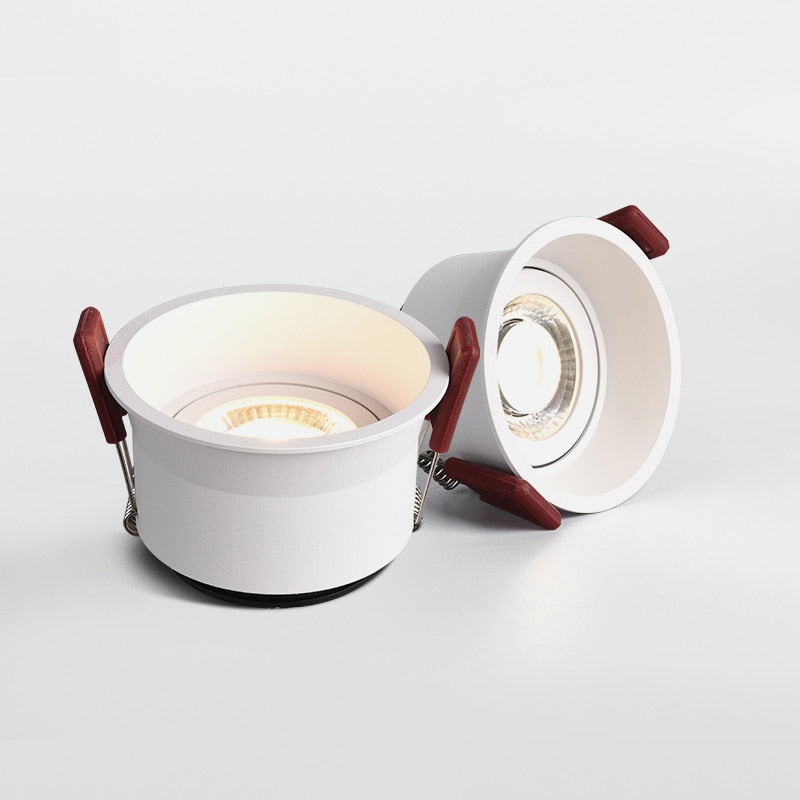 Dimmable Recessed Deep Anti-Glare COB LED Downlights 7W 10W 15W 20W LED Ceiling Spot Lights AC85~265V Indoor Background Lighting