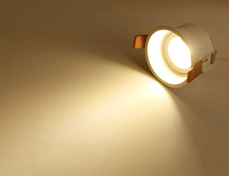 Dimmable Recessed Deep Anti-Glare COB LED Downlights 7W 10W 15W 20W LED Ceiling Spot Lights AC85~265V Indoor Background Lighting