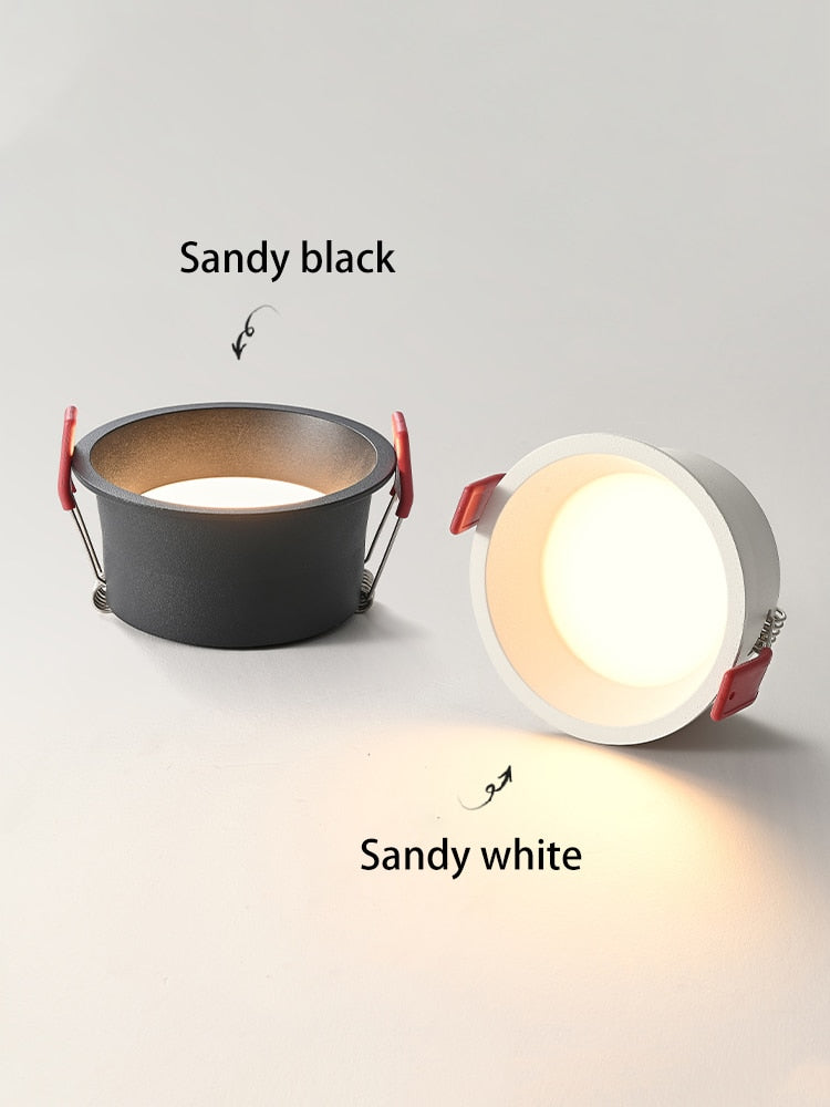 Brighter LED Downlights Dimmable AC85~265V Recessed Anti Glare 5W/7W/10W/15W Ceiling Spot Light Background Lamps Indoor Lighting