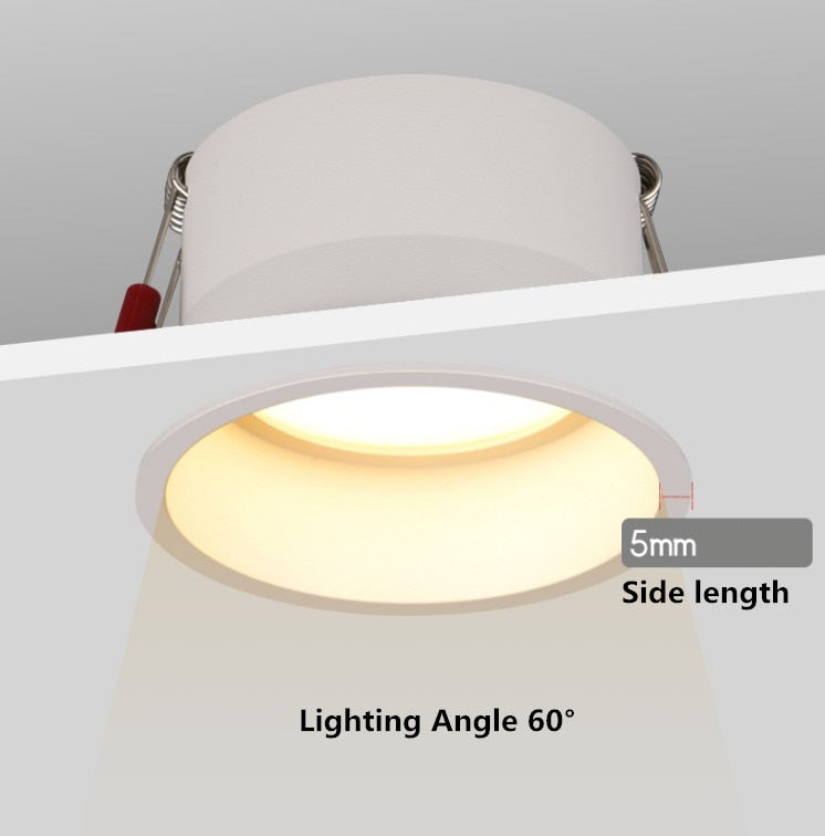 Dimmable Led downlight light COB Ceiling Spot Light 3w 5W 7W 18w 15w 12w 9w ceiling recessed Lights Indoor Lighting AC80V-240V