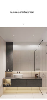 BRGT Waterproof LED Spotlights Recessed Ceiling Lamp White 7W 10W Downlight 110V 220V For Kitchen Bathroom Indoor Outdoor Lighting