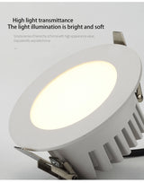 BRGT Waterproof LED Spotlights Recessed Ceiling Lamp White 7W 10W Downlight 110V 220V For Kitchen Bathroom Indoor Outdoor Lighting