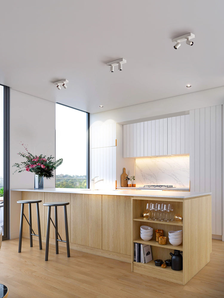 BRGT LED Spot Lights Surface Mounted 12W Ceiling Lamp Downlight Focos Rotatable Light For Kitchen Living Room Indoor Lighting