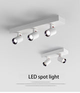 BRGT LED Spot Lights Surface Mounted 12W Ceiling Lamp Downlight Focos Rotatable Light For Kitchen Living Room Indoor Lighting