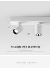 BRGT LED Spot Lights Surface Mounted 12W Ceiling Lamp Downlight Focos Rotatable Light For Kitchen Living Room Indoor Lighting