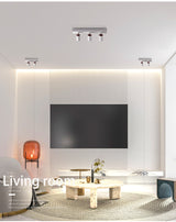 BRGT LED Spot Lights Surface Mounted 12W Ceiling Lamp Downlight Focos Rotatable Light For Kitchen Living Room Indoor Lighting