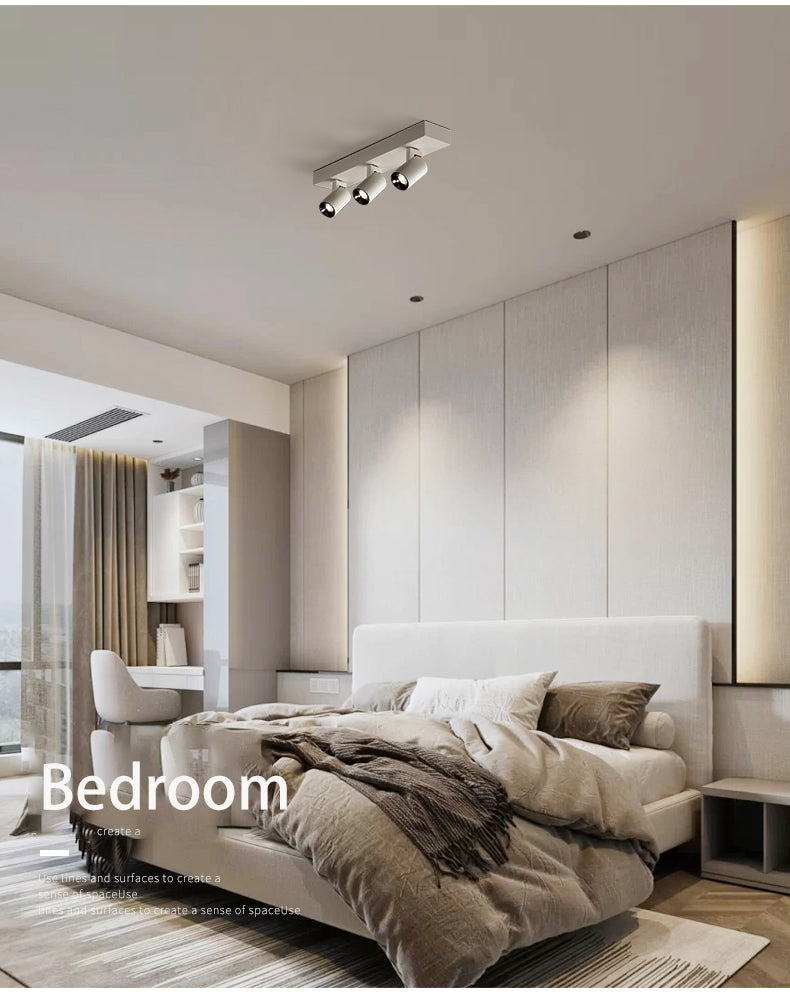 BRGT LED Spot Lights Surface Mounted 12W Ceiling Lamp Downlight Focos Rotatable Light For Kitchen Living Room Indoor Lighting