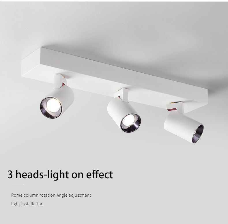 BRGT LED Spot Lights Surface Mounted 12W Ceiling Lamp Downlight Focos Rotatable Light For Kitchen Living Room Indoor Lighting