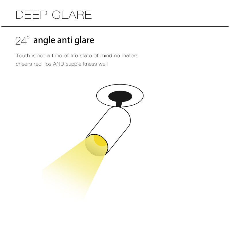 BRGT Borderless LED Spotlights Recessed Downlight 3W Aluminum White Ceiling Lamp Foco 110V 220V for Kitchen Shop Indoor Lighting