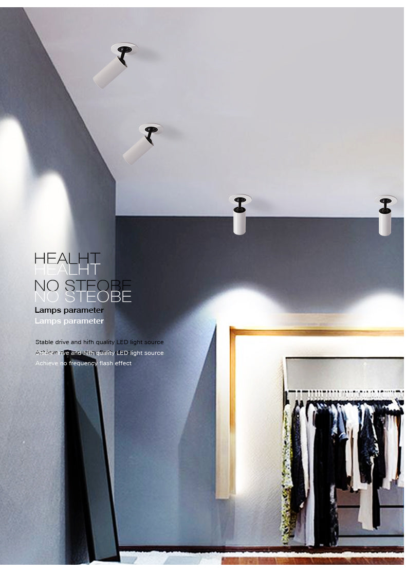 BRGT Borderless LED Spotlights Recessed Downlight 3W Aluminum White Ceiling Lamp Foco 110V 220V for Kitchen Shop Indoor Lighting