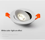 BRGT LED Spotlights Recessed Ceiling Lamp Aluminum White 3W 5W 7W 12W Rotatable Downlight 110V 220V For Kitchen Home Indoor Lighting
