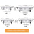 LED Downlight Recessed Ceiling Lamp 5W 9W 12W 15W Three-color dimmable/Cold white/Warm white 10PCS led Spotlight AC 220V