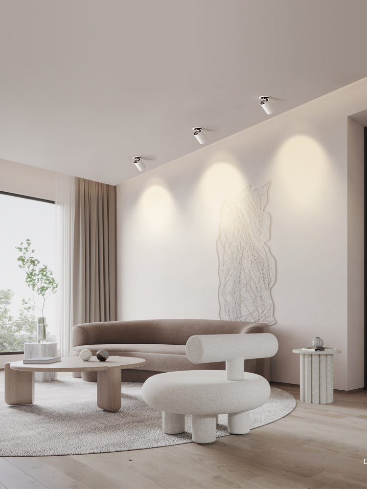 BRGT LED Spotlights 7W 12W Recessed White Black Ceiling Lamp Aluminum Adjustable Foco Downlight For Kitchen Home Indoor Lighting