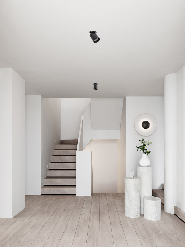 BRGT LED Spotlights 7W 12W Recessed White Black Ceiling Lamp Aluminum Adjustable Foco Downlight For Kitchen Home Indoor Lighting