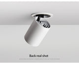 BRGT LED Spotlights 7W 12W Recessed White Black Ceiling Lamp Aluminum Adjustable Foco Downlight For Kitchen Home Indoor Lighting