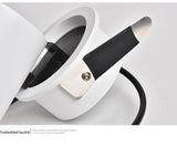 BRGT LED Spotlights 7W 12W Recessed White Black Ceiling Lamp Aluminum Adjustable Foco Downlight For Kitchen Home Indoor Lighting