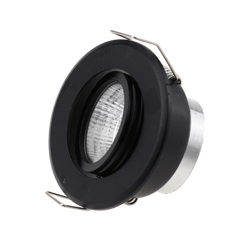 New Design Black White Recessed LED Dimmable Downlight COB 3W 5W LED Spot light LED Decoration Ceiling Lamp AC90-260V DC12V