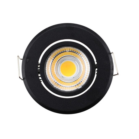 New Design Black White Recessed LED Dimmable Downlight COB 3W 5W LED Spot light LED Decoration Ceiling Lamp AC90-260V DC12V