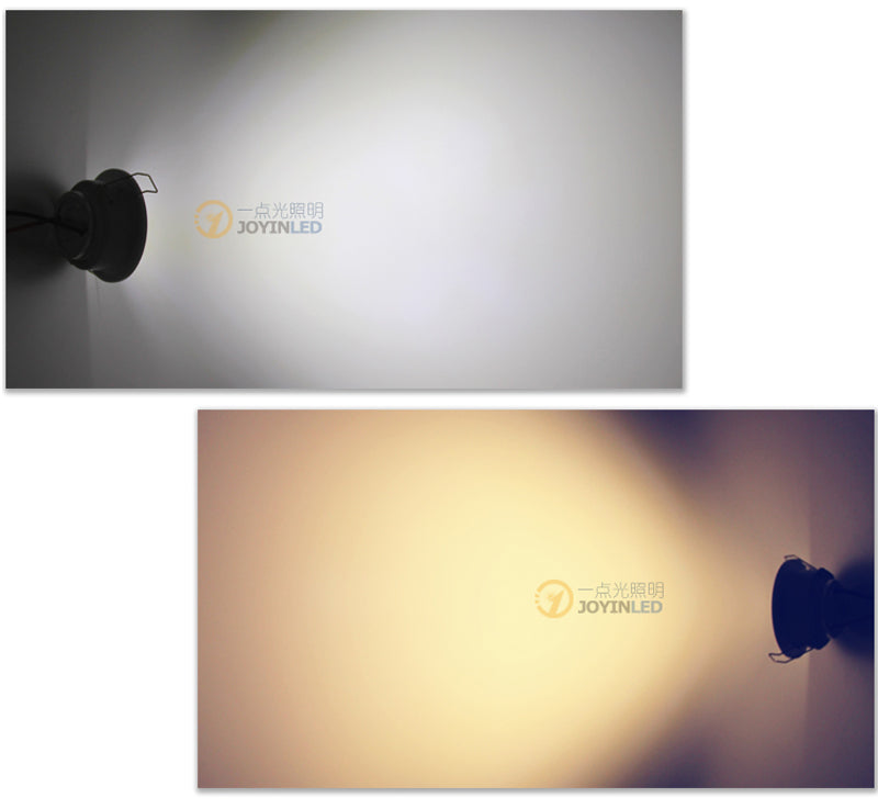 New Design Black White Recessed LED Dimmable Downlight COB 3W 5W LED Spot light LED Decoration Ceiling Lamp AC90-260V DC12V