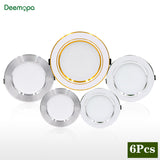Led Downlights 5W 9W 12W 15W 18W AC 220V 230V 240V LED Ceiling Downlight 6pcs/lot  Lamps Led Ceiling Lamp Home Indoor Lighting