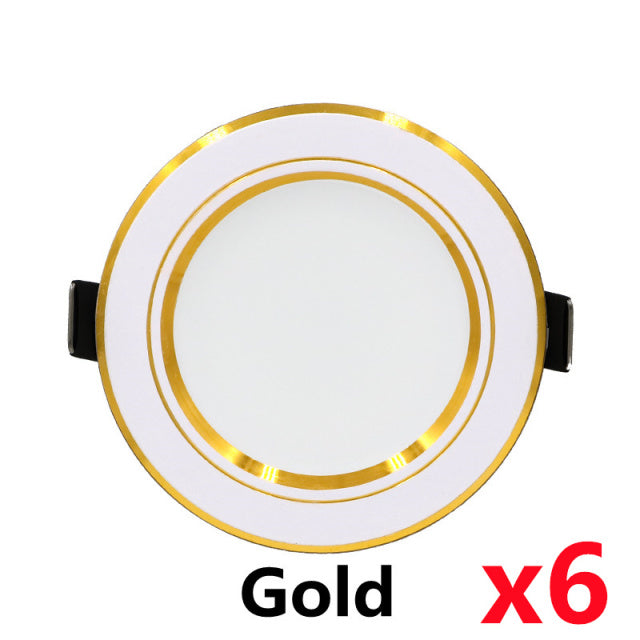 Led Downlights 5W 9W 12W 15W 18W AC 220V 230V 240V LED Ceiling Downlight 6pcs/lot  Lamps Led Ceiling Lamp Home Indoor Lighting