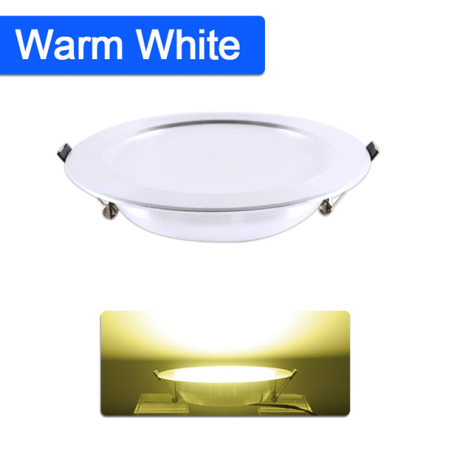 LED Downlight 3w 5w 7w 9w 12w 18w Round Recessed Lamp spot led bulb AC 220V 240V downlight Indoor LED Spot Lighting Kitchen