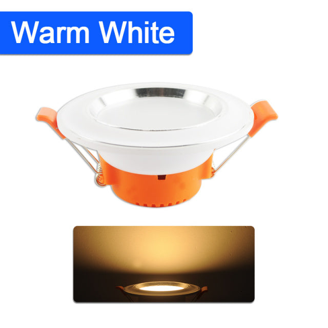 LED Downlight 3w 5w 7w 9w 12w 18w Round Recessed Lamp spot led bulb AC 220V 240V downlight Indoor LED Spot Lighting Kitchen