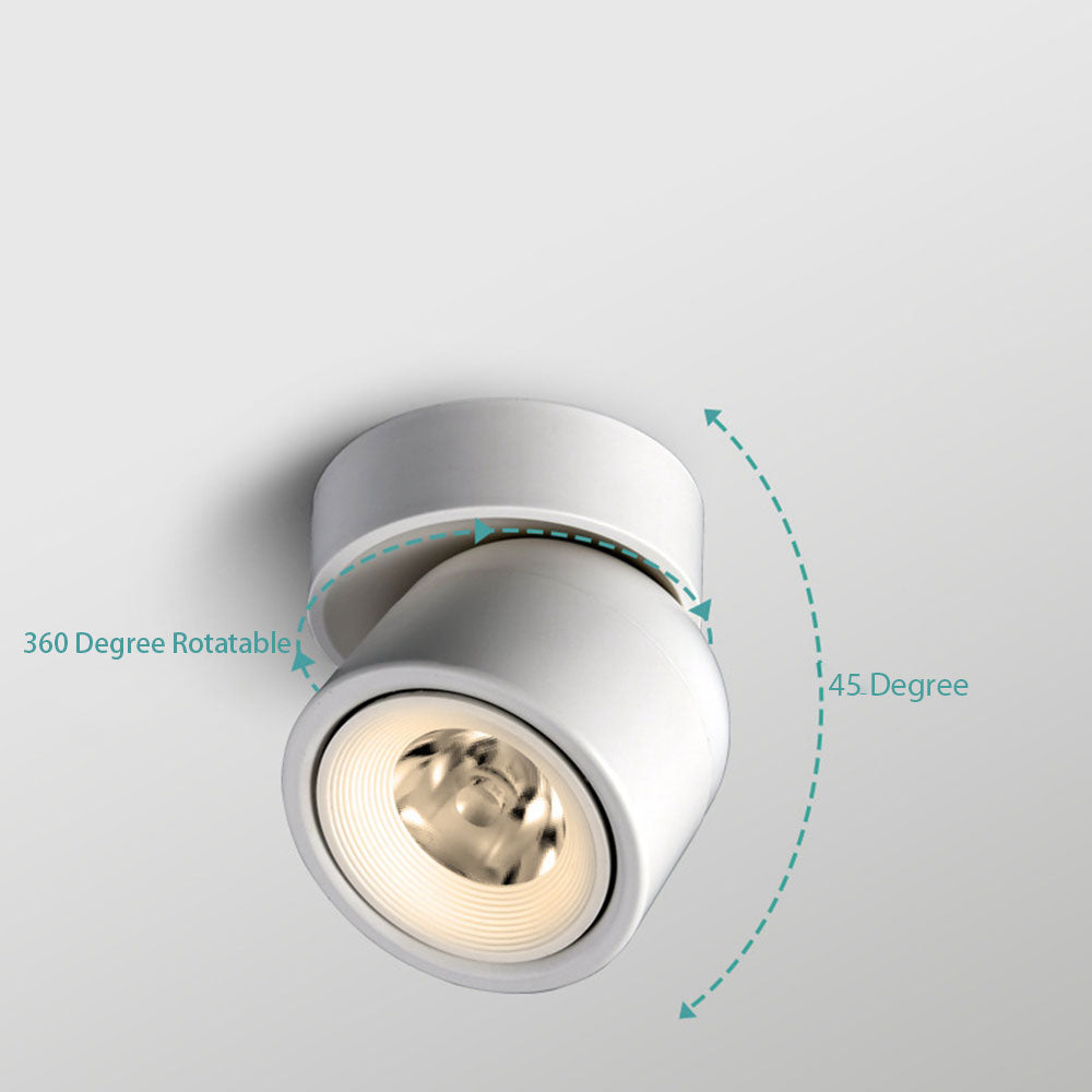 Led Surface Mounted Ceiling Downlight Adjustable 360 Degrees Nordic 7W 10W 15W Spot Light for Indoor Foyer,Living Room AC90-260V