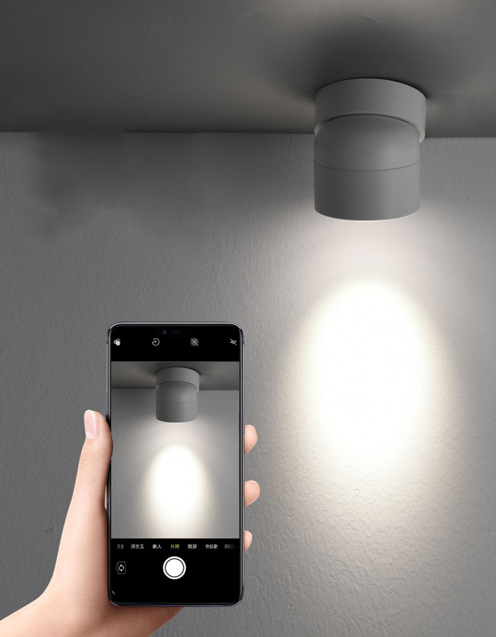 Led Surface Mounted Ceiling Downlight Adjustable 360 Degrees Nordic 7W 10W 15W Spot Light for Indoor Foyer,Living Room AC90-260V