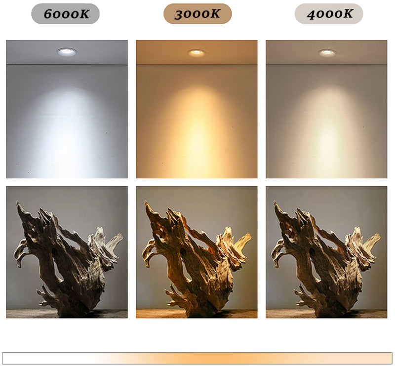 Dimmable Recessed Anti-Glare COB LED Downlights 7W/9W/12W/15W LED Ceiling Spot Lights AC85~265V Background Lamps Indoor Lighting