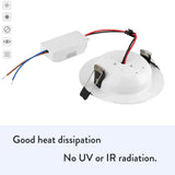 Spotlight Bulb LED Ceiling Down Light Recessed Panel Lamp 7W Dimmable AC 220V Downlight Ultra Bright Cool White Warm White