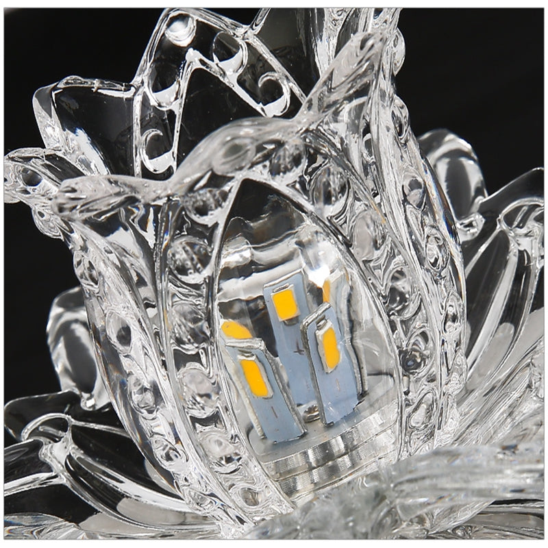 LED Surface Mounted Crystal Spotlights Recessed Downlights 5w Ceiling Lights Modern Simple Creative Energy Saving Lamps