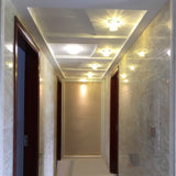 LED Surface Mounted Crystal Spotlights Recessed Downlights 5w Ceiling Lights Modern Simple Creative Energy Saving Lamps