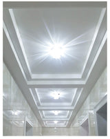 LED Surface Mounted Crystal Spotlights Recessed Downlights 5w Ceiling Lights Modern Simple Creative Energy Saving Lamps