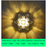 LED Surface Mounted Crystal Spotlights Recessed Downlights 5w Ceiling Lights Modern Simple Creative Energy Saving Lamps