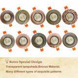 LED Recessed Ceiling Light 5W Antique Style Fixture Downlight Lamp + Driver Spotlight  Lighting 85-265V For Home Office Decor