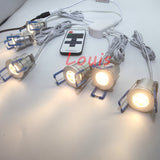 LED Spot Light LED Downlights Recessed Ceiling Lamps for Shop DC12V 1.5W Showcase Kitchen Cupboard Bedroom Night Lighting ONDENN