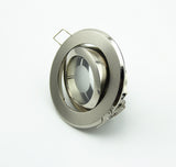 Open hole 85mm Satin nickel led downlight fitting trims for home kitchen bedroom