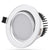 Silver Round Dimmable Recessed LED COB Downlight 5W/7W/9W/12W/15W Recessed LED Ceiling Spot Light 3000K 4000K 6000K AC90-265V
