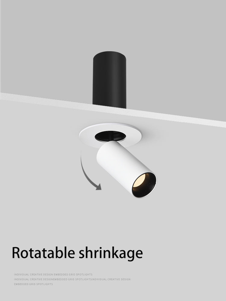 BRGT Led Spotlights Recessed Ceiling Lamp Aluminum 7W Focos Downlight Rotatable For Kitchen Home Hotel 85-220V Indoor Lighting