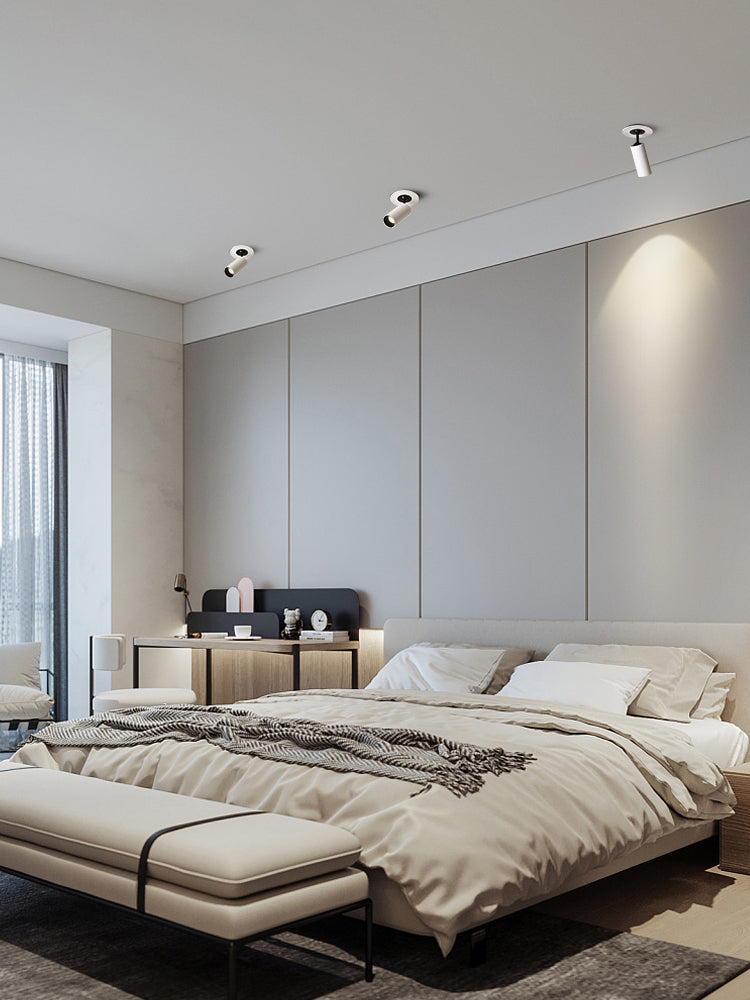 BRGT Led Spotlights Recessed Ceiling Lamp Aluminum 7W Focos Downlight Rotatable For Kitchen Home Hotel 85-220V Indoor Lighting