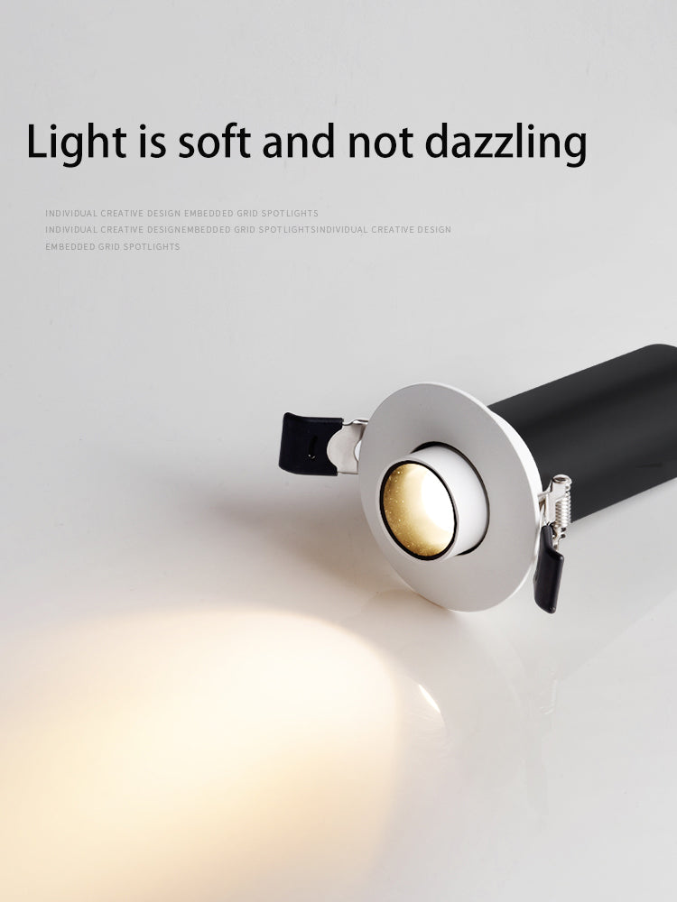 BRGT Led Spotlights Recessed Ceiling Lamp Aluminum 7W Focos Downlight Rotatable For Kitchen Home Hotel 85-220V Indoor Lighting