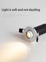 BRGT Led Spotlights Recessed Ceiling Lamp Aluminum 7W Focos Downlight Rotatable For Kitchen Home Hotel 85-220V Indoor Lighting