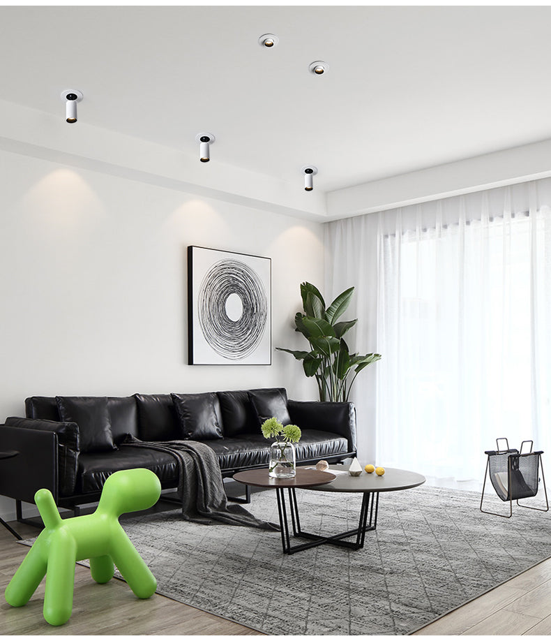 BRGT Led Spotlights Recessed Ceiling Lamp Aluminum 7W Focos Downlight Rotatable For Kitchen Home Hotel 85-220V Indoor Lighting